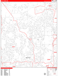 Red Line Map Example